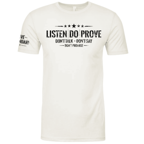 White - Listen Do Prove Front